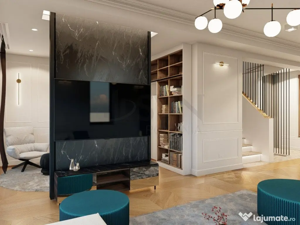 Duplex 6 camere si terasa in imobil nou zona Polona