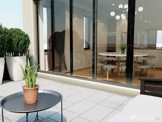 Duplex 6 camere si terasa in imobil nou zona Polona