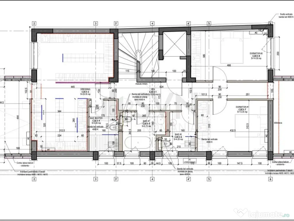 Duplex 6 camere si terasa in imobil nou zona Polona