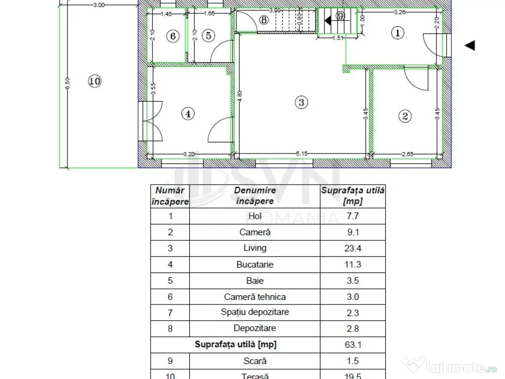Vila 5 camere Tunari