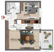 Greenfield Residence – Prima Inchiriere 2 Camere Parcar...