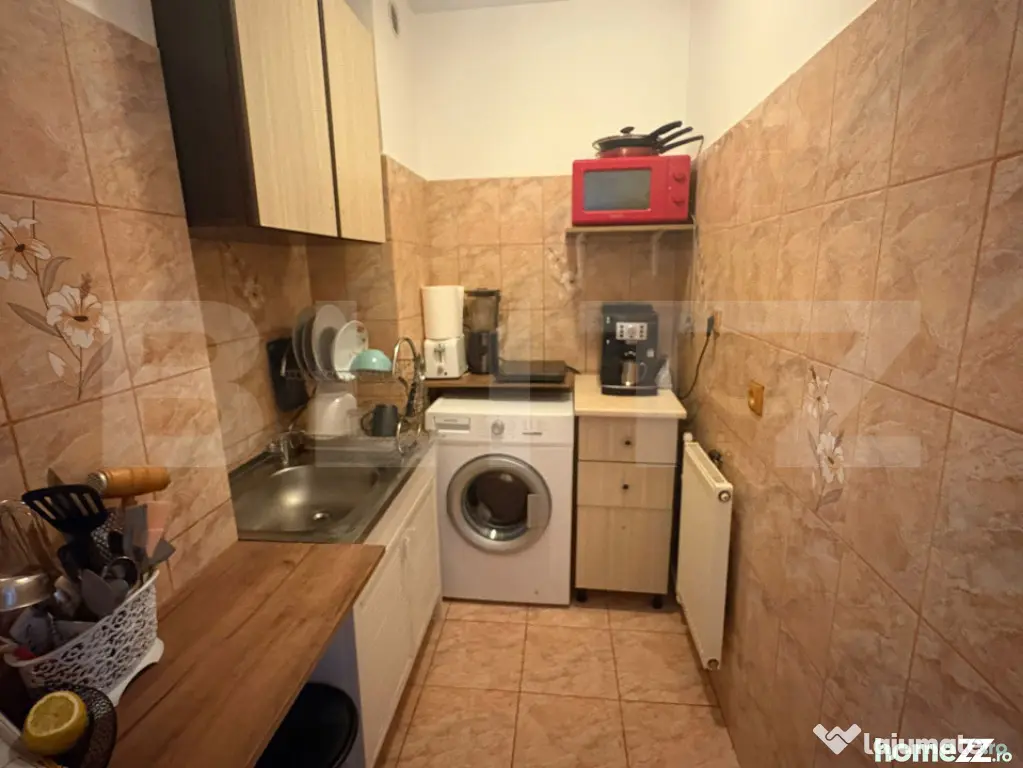 Garsonieră cu balcon și vedere panoramică | 29 mp | Etaj