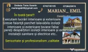 Executam finisaje interioare și exterioare 