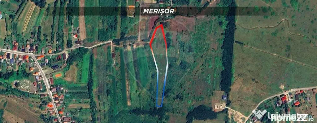 Teren intravilan de vânzare – Merișor, jud. Maramureș
