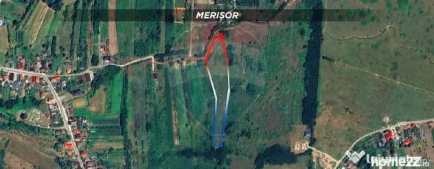 Teren intravilan de vânzare – Merișor, jud. Maramureș