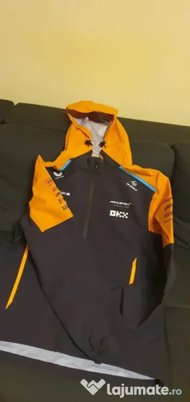 Unisex Official Teamwear Lightweight Rain Jacket F1
