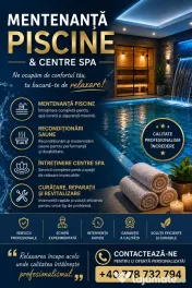 Servicii piscină și centru Spa