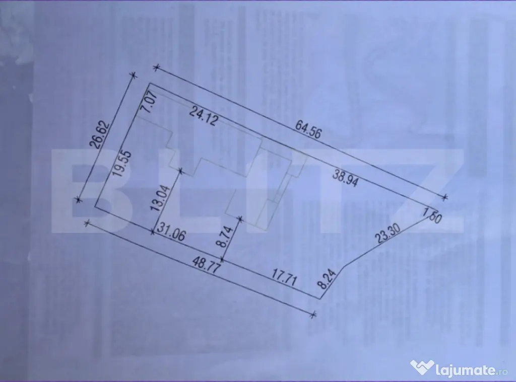 Teren 1464 mp cu casă locuibilă, front 26 mp, zona Ciarda