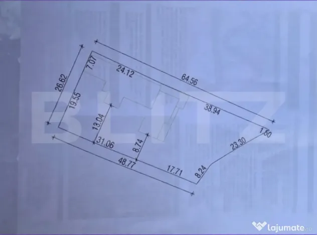 Teren 1464 mp cu casă locuibilă, front 26 mp, zona Ciarda
