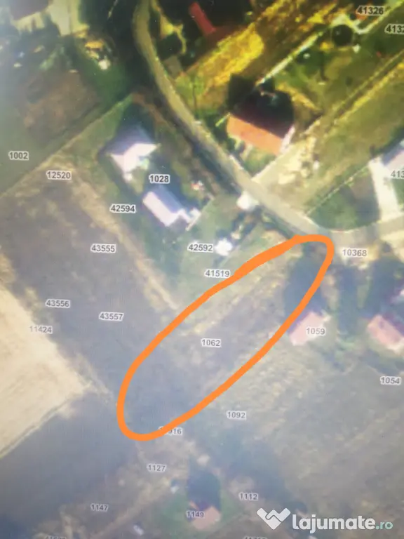 Vând 3 parcele teren de 8 ari Moara, Bulai