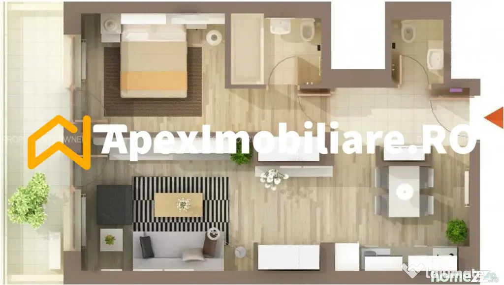 Apartament 2 camere de inchiriat Baneasa București | ApexIm - Bucuresti (Bucuresti-Ilfov)