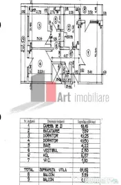 Apartament cu trei camere de vanzare-Crangasi-loc de parcare