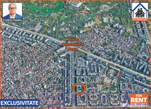 Garsoniera superba de inchiriat la Brancoveanu! Renovata, mobilata