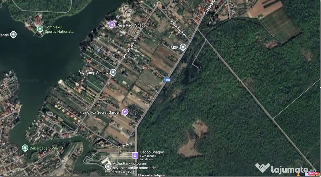 9.000 mp pe malul Lacului Snagov – un loc pentru visuri...