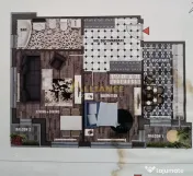 Apartament 2 camere de 64 mp etaj 5/5 mobilat si utilat