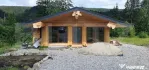 Casă modernă din lemn 3 camere, 60 mp, utilata, mobilata,