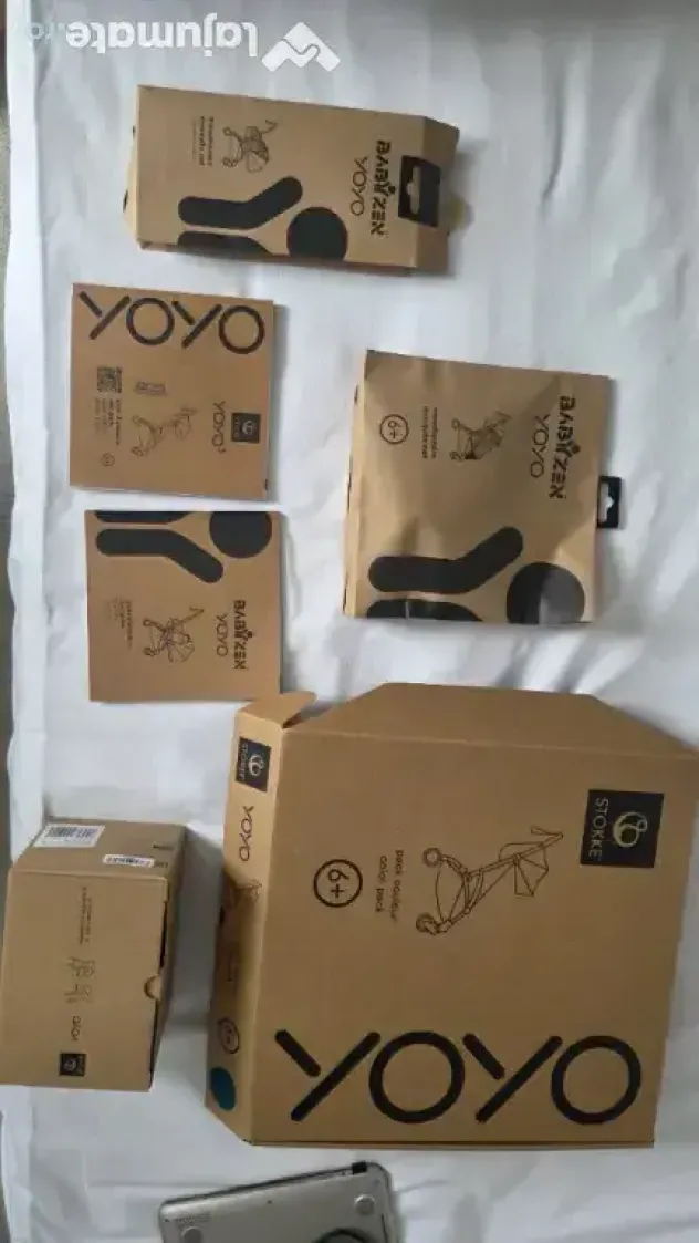 Carucior 2 in 1 pentru copii Stokke YOYO³ cadru negru, landou si sport