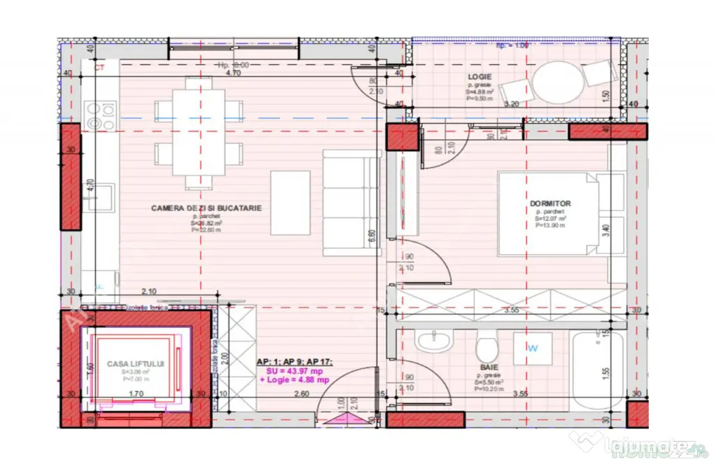 Apartament la cheie cu 2 camere la etajul 2 Pictor Brana Sel