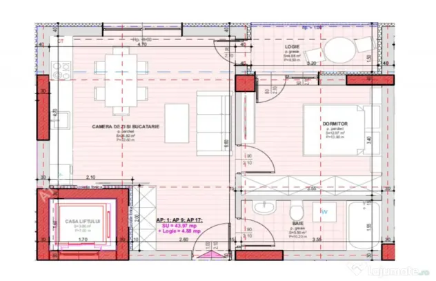 Apartament la cheie cu 2 camere la etajul 2 Pictor Brana Sel