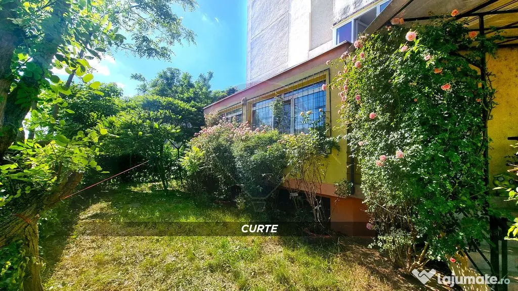 Apartament cu 3 camere si gradină de vânzare