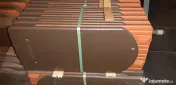 Vând țiglã ceramica tondach solzi maro inchis nouã 