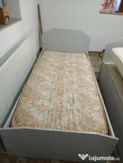 Ofertă!
 4 Paturi single (1 persoană) + Saltea + câte 2 Noptiere 