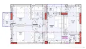 Apartament de 3 camere cu 2 bai si 2 balcoane la etajul 1 in 