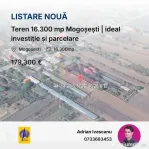 Teren 16.300 mp Mogoșești, investiție și parcelare | ...
