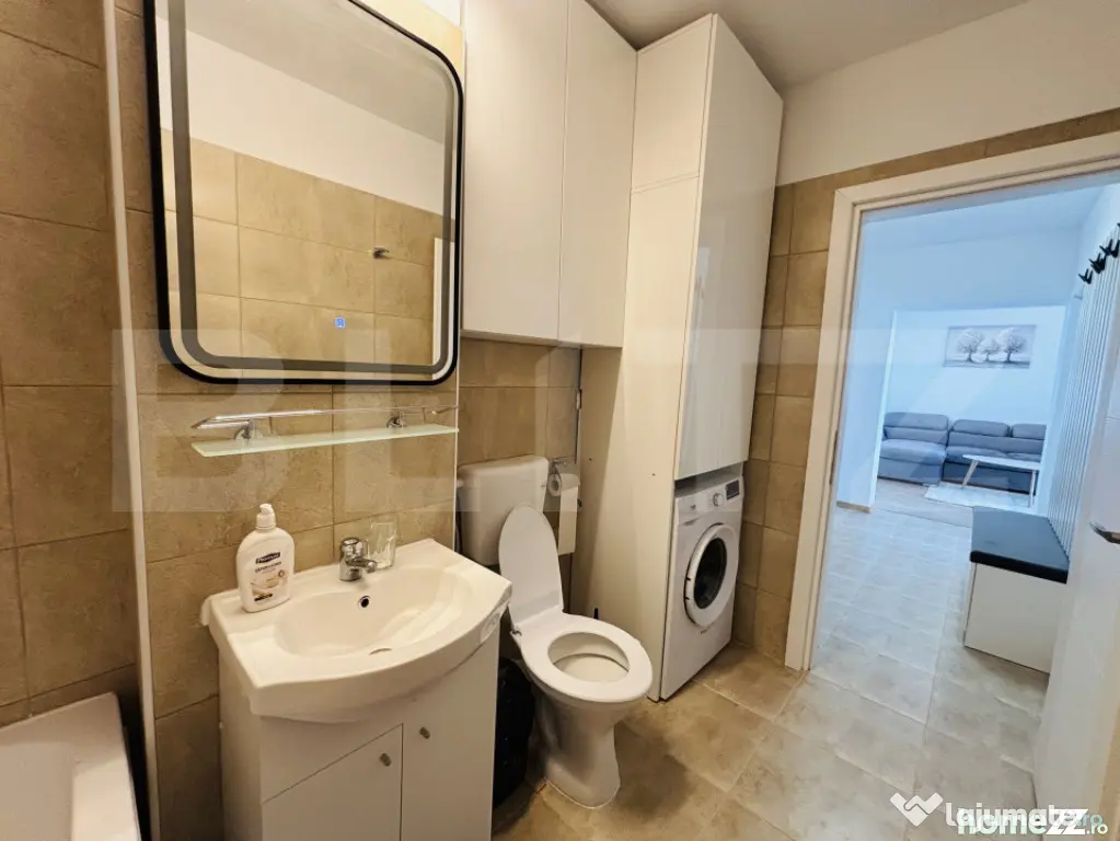 Apartament cu 2 camere/complet mobilat/Sânpetru