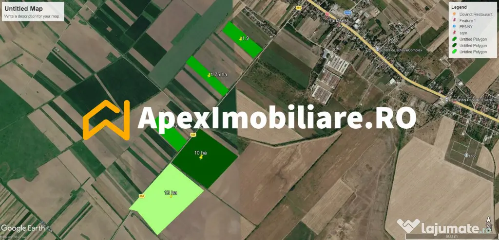 Terenuri de vanzare Intravilane Tartasesti | ApexImobiliare.