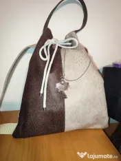 Genți unicat imitație piele handmade 