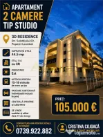 Apartament 2 camere Mobilat si Utilat Parcare subterana in