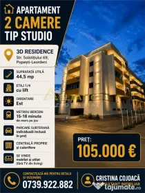 Apartament 2 camere Mobilat si Utilat Parcare subterana in