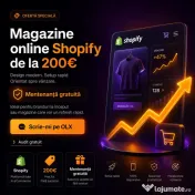 Creare magazin online Shopify/website