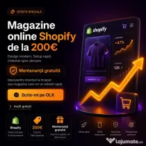 Creare magazin online Shopify/website