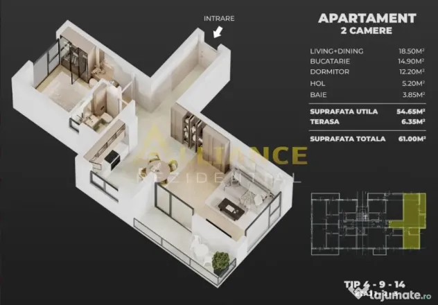 AME Residence – Apartamente Noi cu 2 si 3 camere – in...