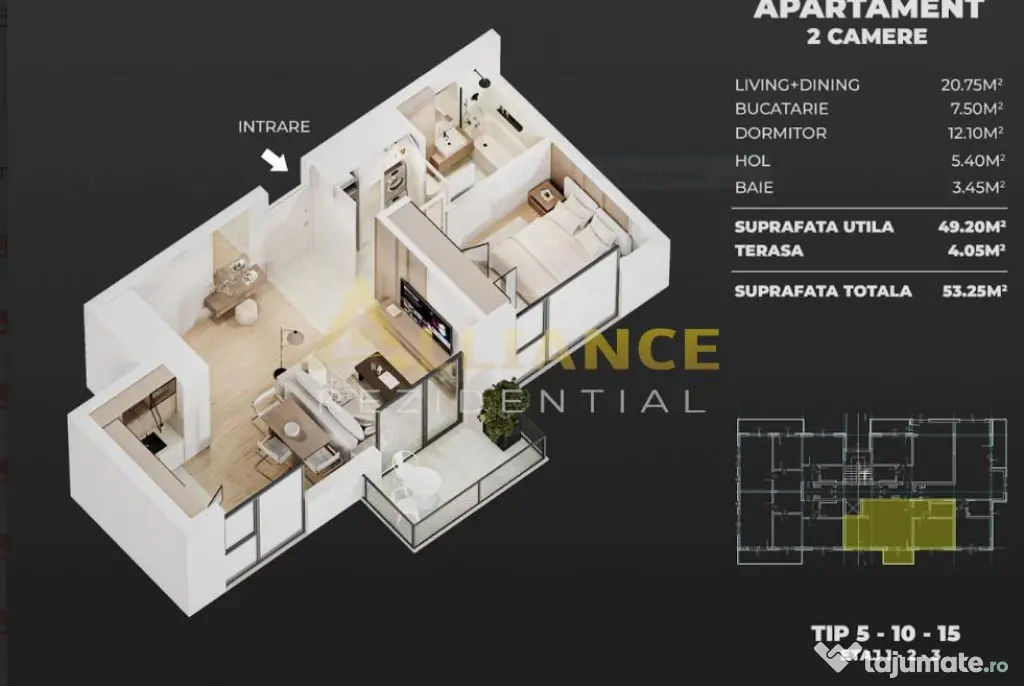AME Residence – Apartamente Noi cu 2 si 3 camere – in...