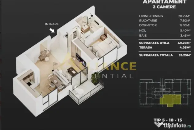AME Residence – Apartamente Noi cu 2 si 3 camere – in...