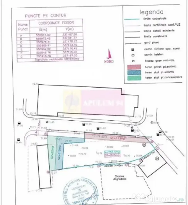 Teren Ultracentral Piata Unirii, regim inaltime 13m+1retras