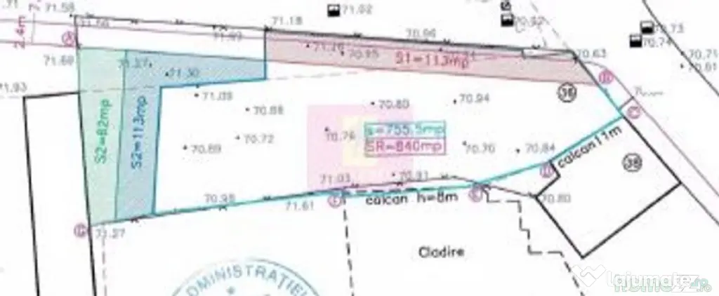 Teren Ultracentral Piata Unirii, regim inaltime 13m+1retras - Bucuresti (Bucuresti-Ilfov)