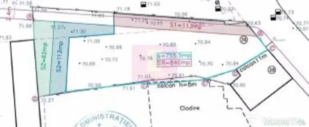 Teren Ultracentral Piata Unirii, regim inaltime 13m+1retras - Bucuresti (Bucuresti-Ilfov)