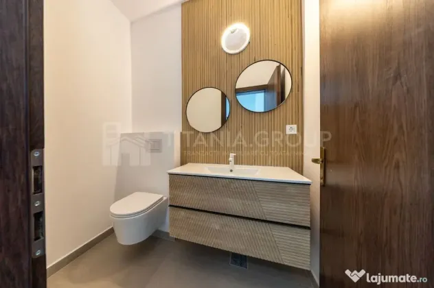 Casa individuala 4 camere, teren de 596 mp, partial mobil...