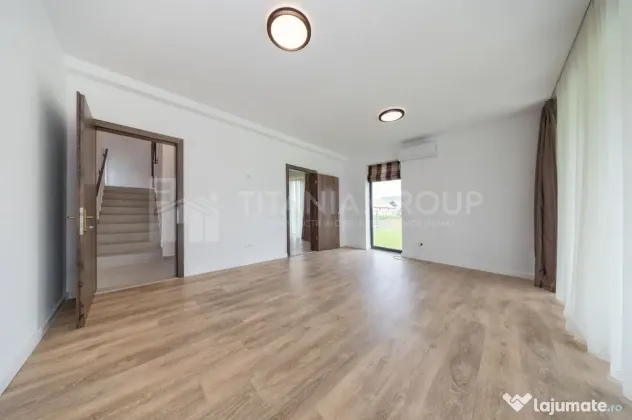 Casa individuala 4 camere, teren de 596 mp, partial mobil...