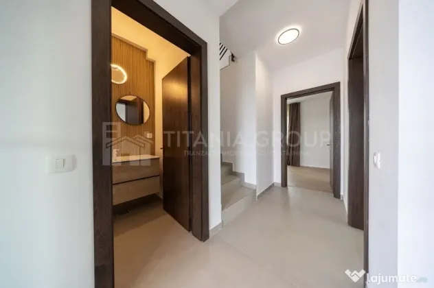 Casa individuala 4 camere, teren de 596 mp, partial mobil...