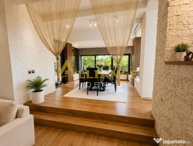 Casa individuala premium cu piscina, panouri fotovoltaice si