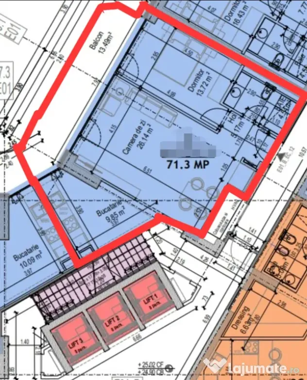 Proprietar apartament 2 camere One Lake District etaj 4