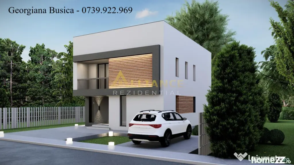 Vila individuala P 1E || 4 camere 3 bai || 355mp teren