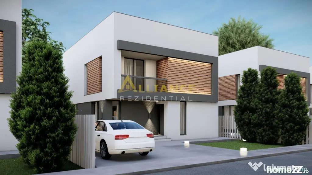 Vila individuala P 1E || 4 camere 3 bai || 355mp teren