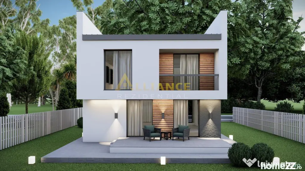 Vila individuala P 1E || 4 camere 3 bai || 355mp teren