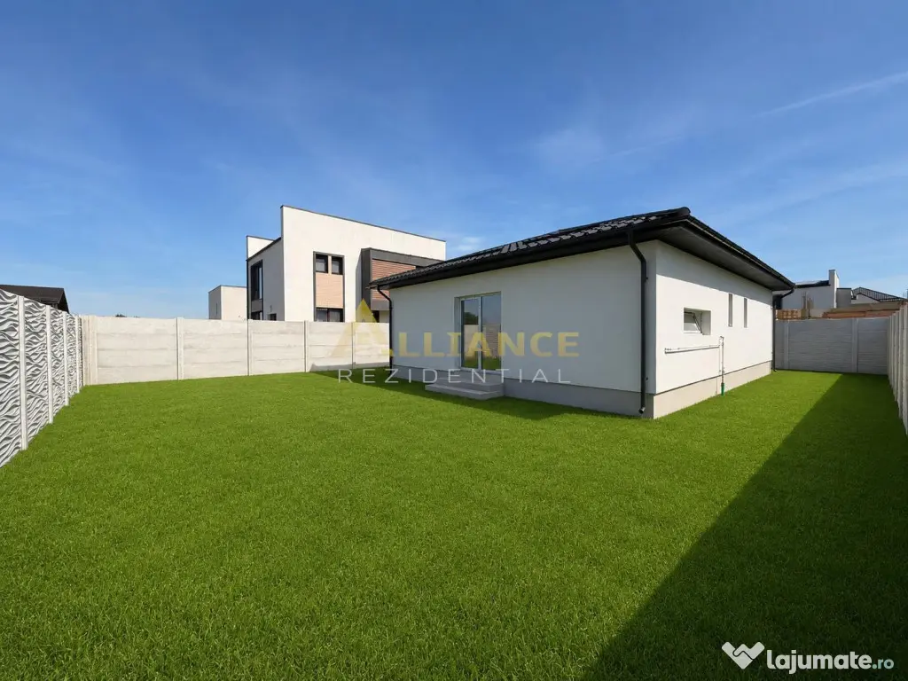 Vila individuala parter || 4 camere 2 bai ||teren 363mp ||